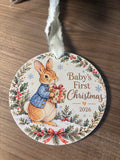 Baby’s First Christmas – Peter Rabbit Ornament