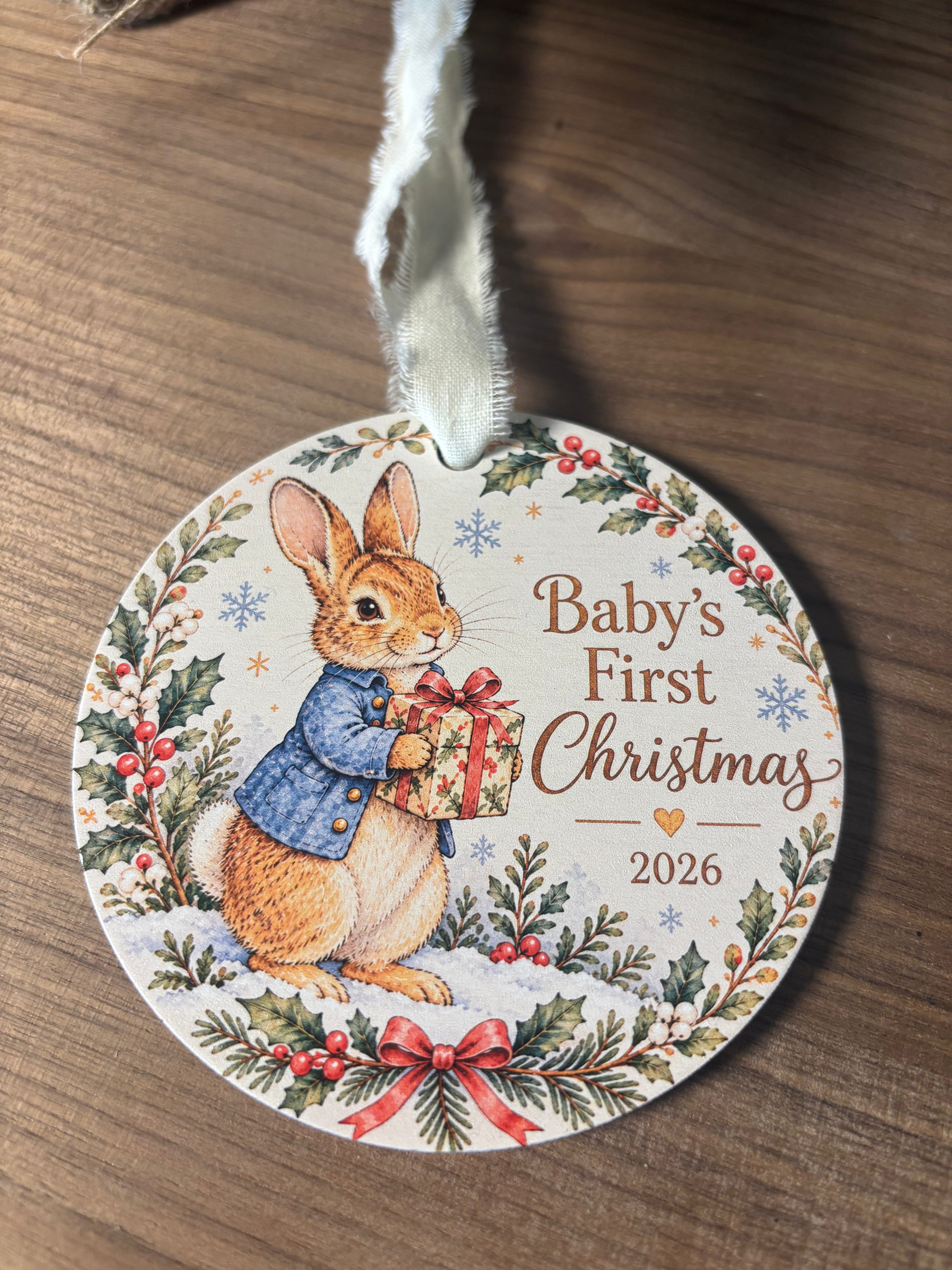 Baby’s First Christmas – Peter Rabbit Ornament