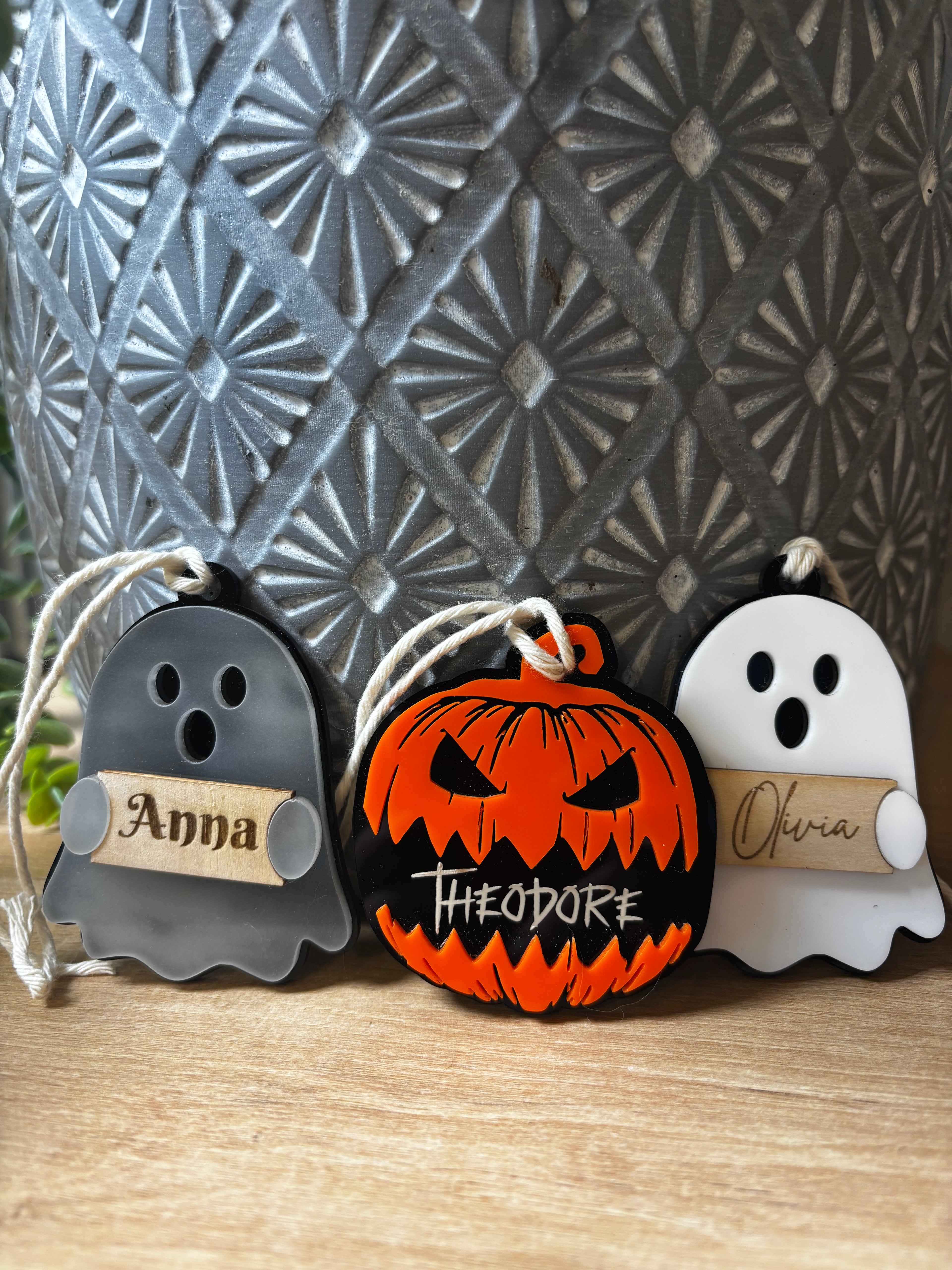 🎃👻 Personalized Boo Tags! – Custom Ghosts & Pumpkins! 👻🎃