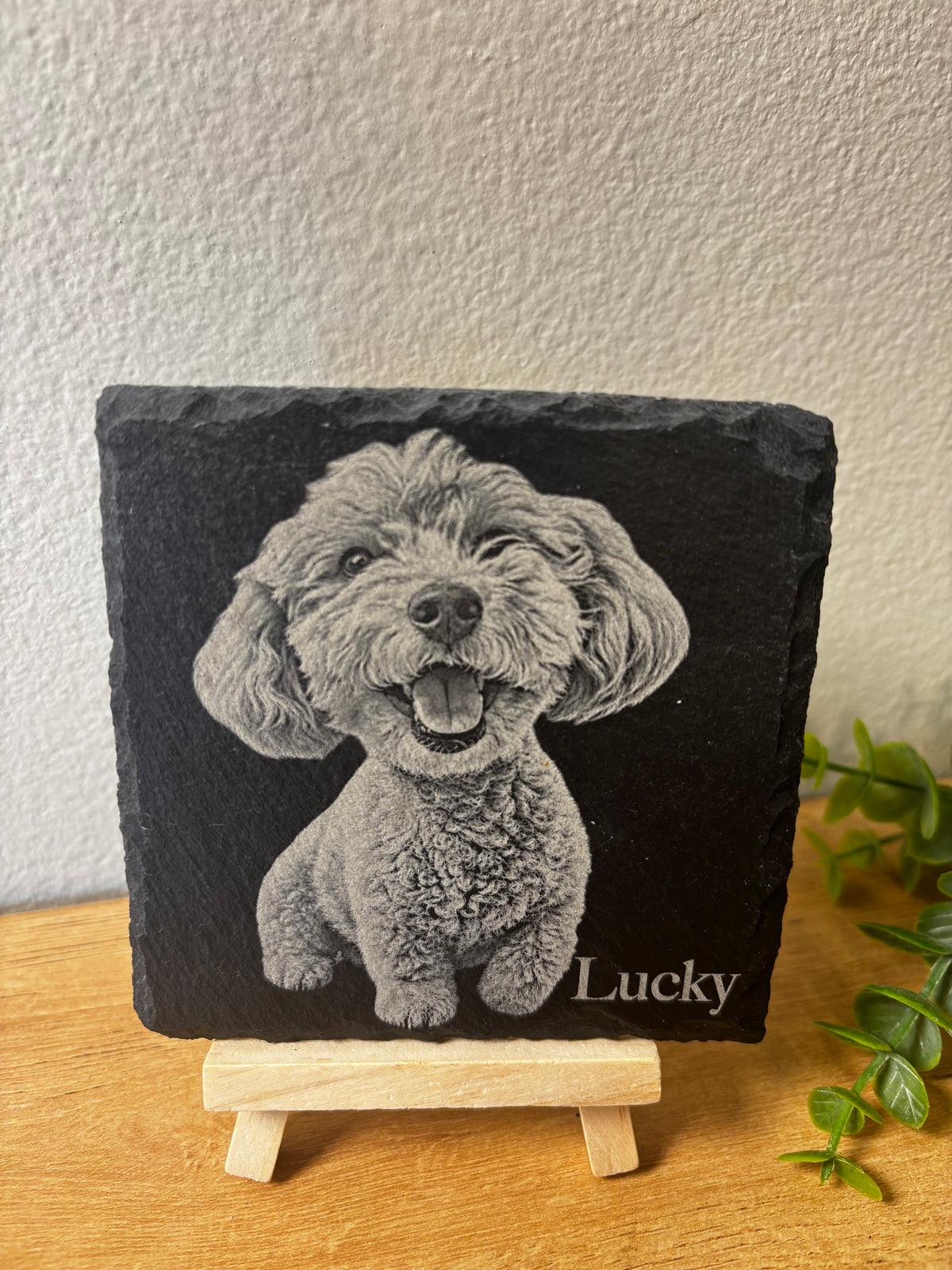 Custom Pet Portraits on Slate