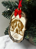 Personalized Pet Photo Christmas Ornament – Custom Pet Portrait