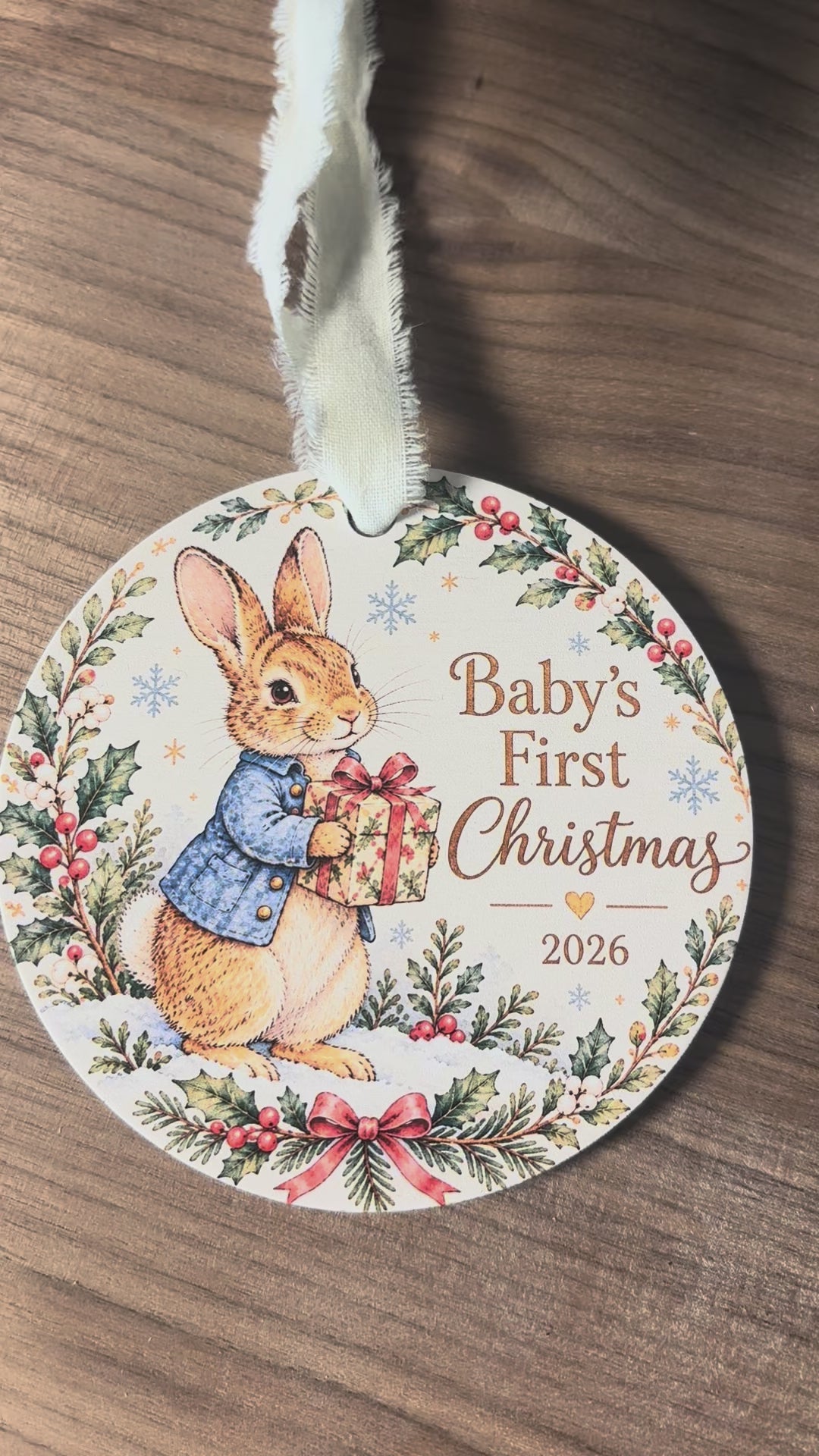 Baby’s First Christmas – Peter Rabbit Ornament